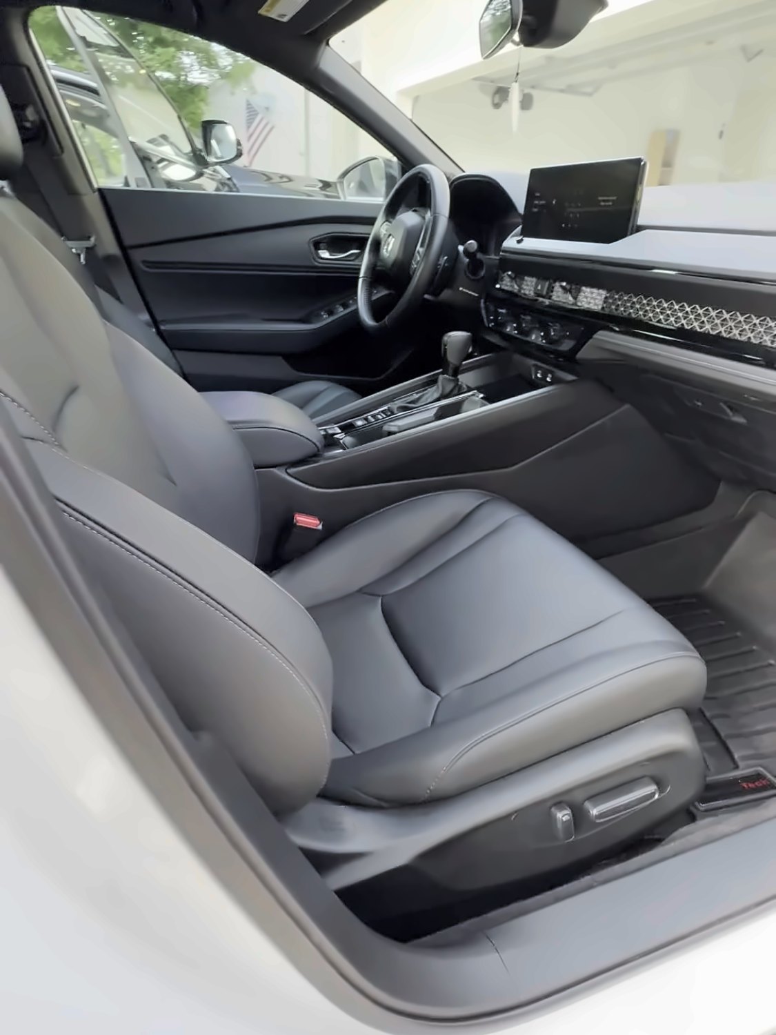 Honda Accord leather interior after detailing
